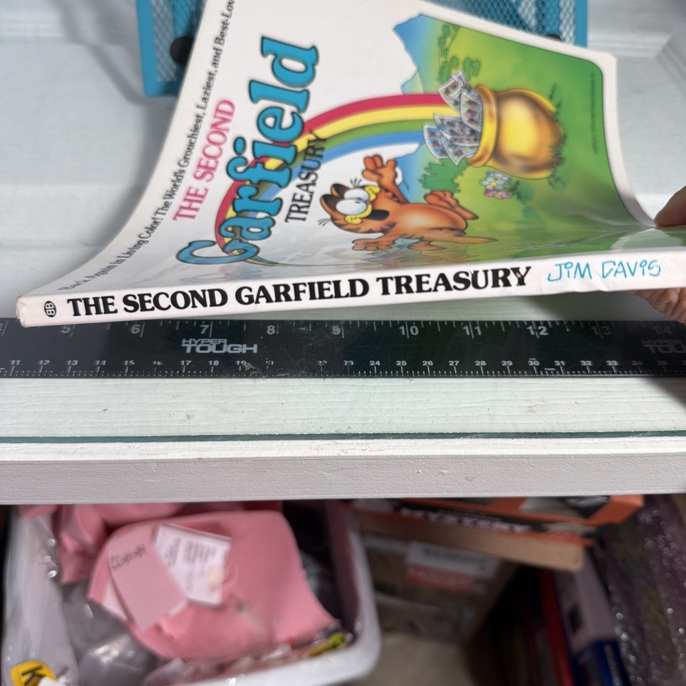 1983 "The Second Garfield Treasury" By Jim Davis, 1st Edition Ist Printing Vtg - Picture 5 of 11